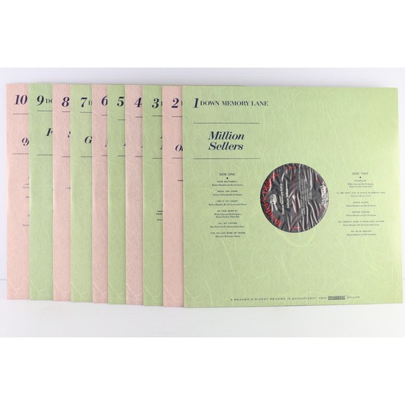 Down Memory Lane 65 Years Of Song Hits 1968 10x Vinyl LP Record Box Set RDA 40-A - Picture 5 of 16